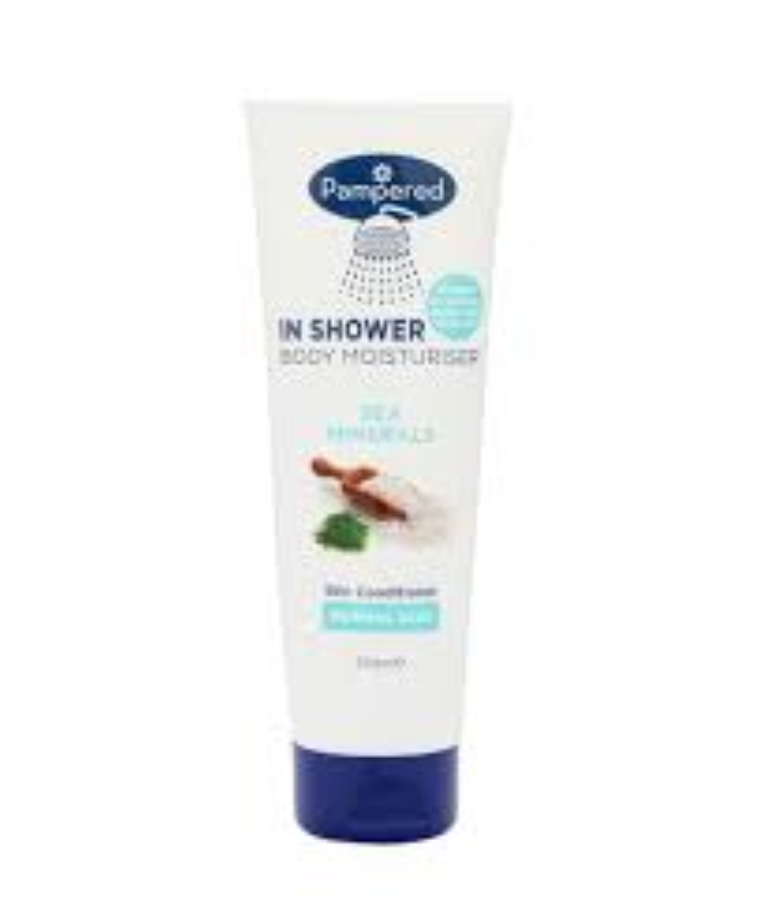 PAMPERED IN SHOWER BODY MIISTURISER SEA MINERALS 250ML